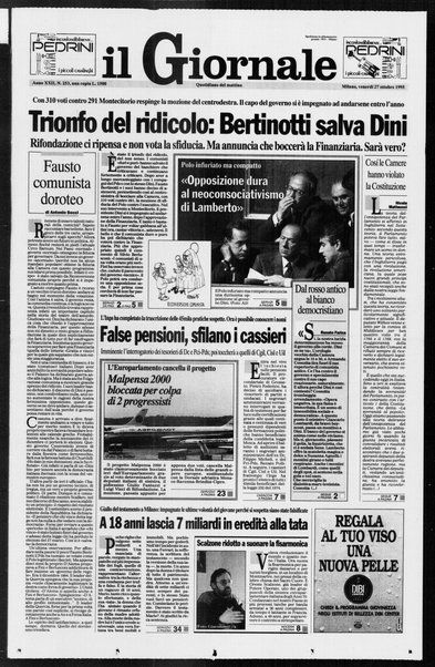 Il giornale : quotidiano del mattino